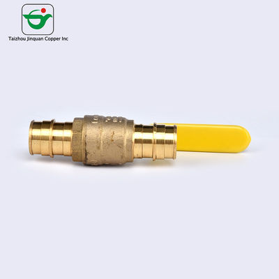cuzn40pb2 robinet à tournant sphérique de tuyau du joint 1/2 ' X1/2 » Pex du capot PTFE